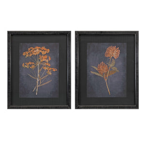 Wood-framed-botanical-print-(set-of-2)-Wall-Art