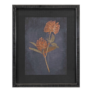 Wood framed botanical print (set of 2)