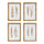 Wood-framed-fern-print-(set-of-4)-Wall-Art