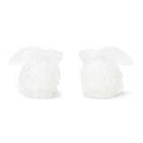 Frosted bunny figurine (set of 4)