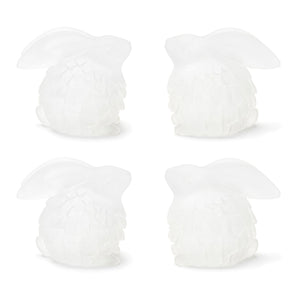 Frosted Bunny Figurine (Set of 4)