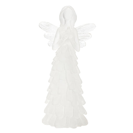 Frosted angel figurine (set of 4)