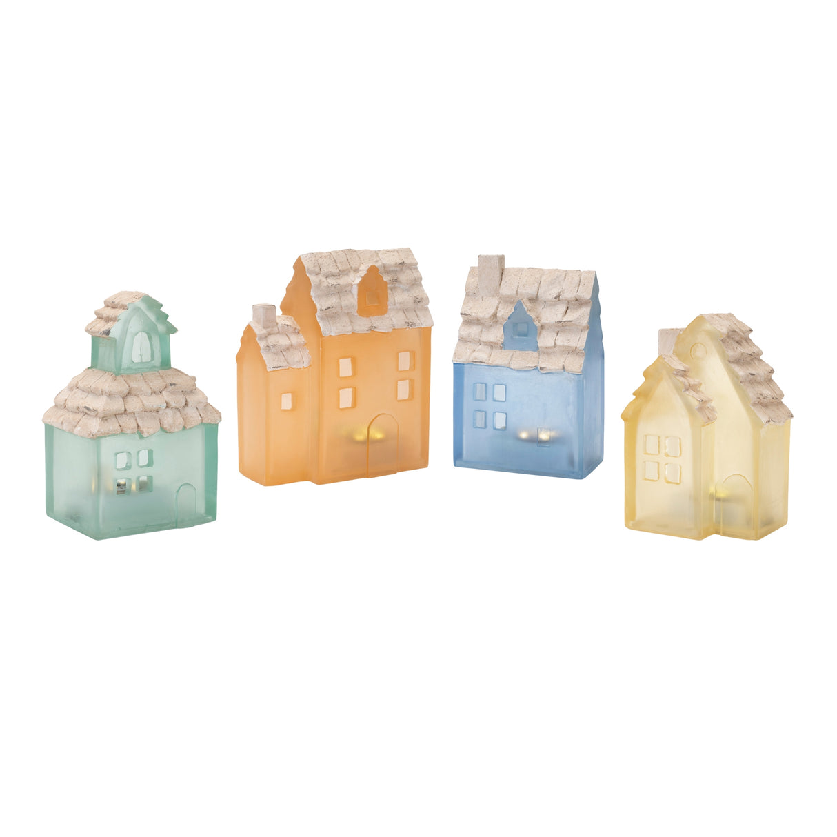 Beach glass house decor (set of 4)