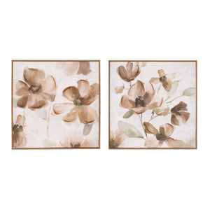 Wood-floral-block-plaque-(set-of-2)-Decorative-Plaques
