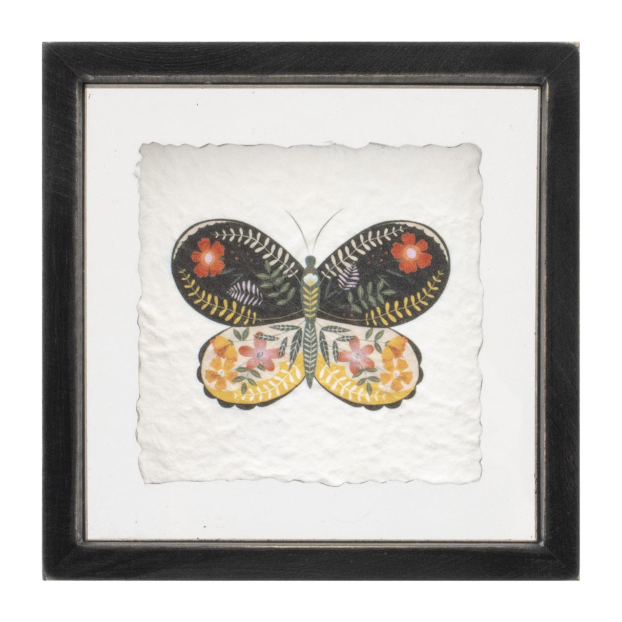 Framed Butterfly Block (Set of 2)