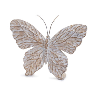 Carved Butterfly Shelf Sitter (Set of 4)