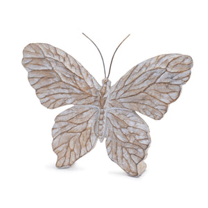 Carved Butterfly Shelf Sitter (Set of 4)