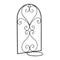 Wall-trellis-pot-holder-(set-of-2)-Pots-&-Planters