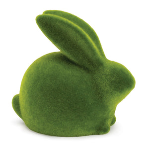 Mossy Terra Cotta Rabbit Figurine (Set of 2)