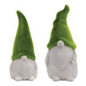 Mossy terra cotta gnome (set of 2)