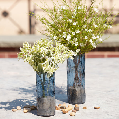 Set-of-2-Blue-Decorative-Glass-Vases-–-Coastal-Wavy-Texture-Design-Vases