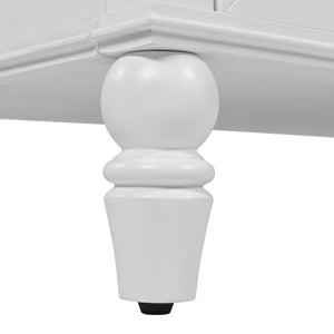 Bathroom Vanity With Sink, 2 Door Storage With Soft Closing Hinges - White
