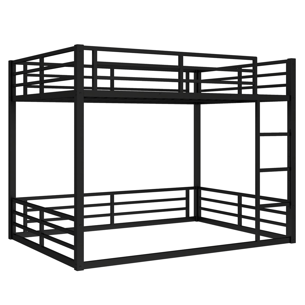 Metal Queen Over Queen Bunk Bed for Teens and Adults