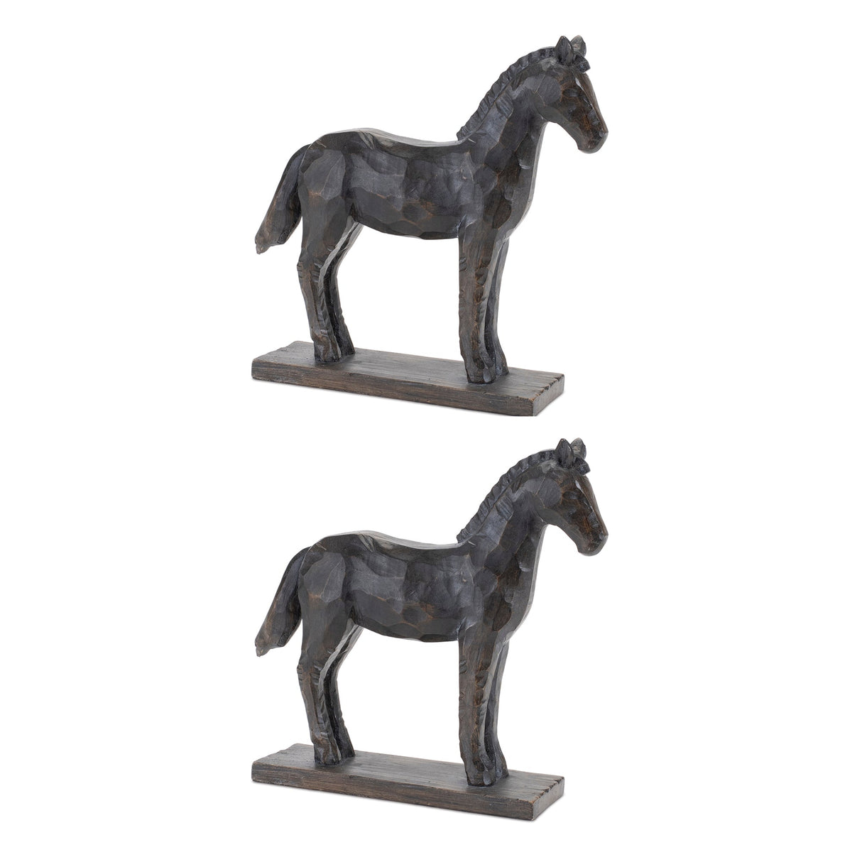 Standing Horse with Base (Set of 2)