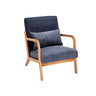 Accent Arm Chair With Pillow Upholstered