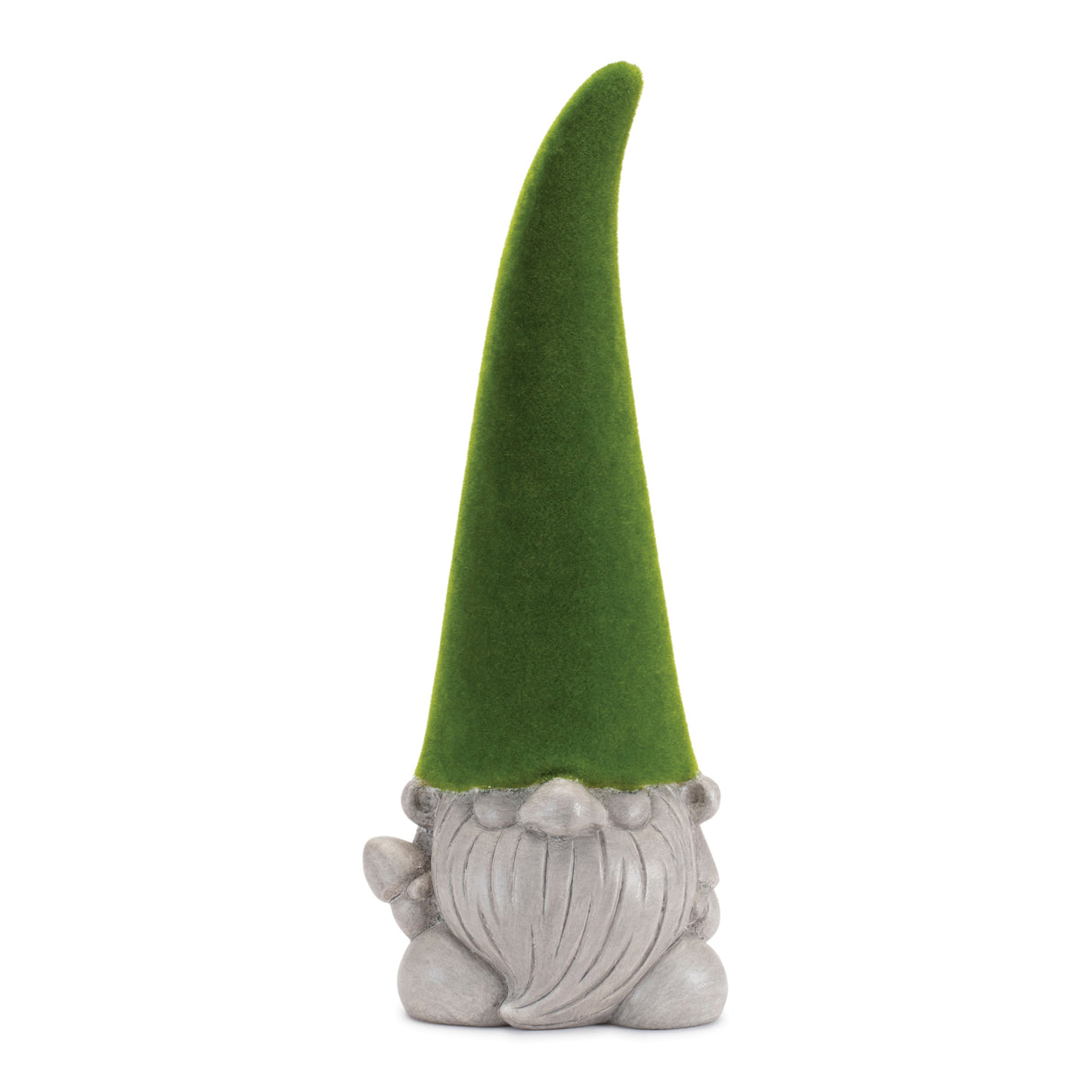 Mossy terra cotta gnome statue (set of 2)