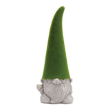 Mossy terra cotta gnome statue (set of 2)