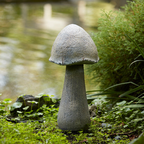 Stone Mushroom Garden Accent (Set of 2)