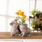 Stone Garden Rabbit Planter 14.5"L