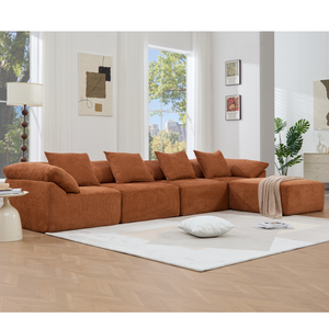 142" L Shaped Modular Sectional Sofa