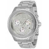 INVICTA 47MM GRAND DIVER QUARTZ CHRONO DIAMOND PAVE STAINLESS BRAC WATCH
