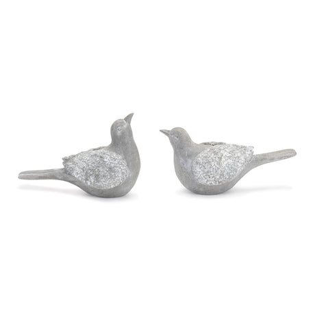 Stone-garden-bird-figurine-(set-of-4)-Garden-Decor