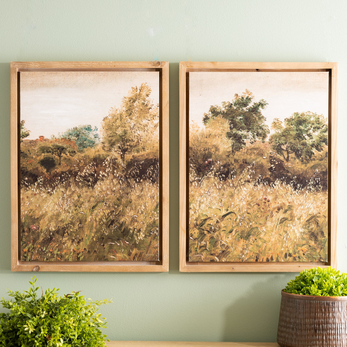 Framed Landscape Canvas Art (Set of 2)
