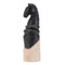 Mango-wood-knight-chess-piece-sculpture-(set-of-2)-Sculptures-&-Statues