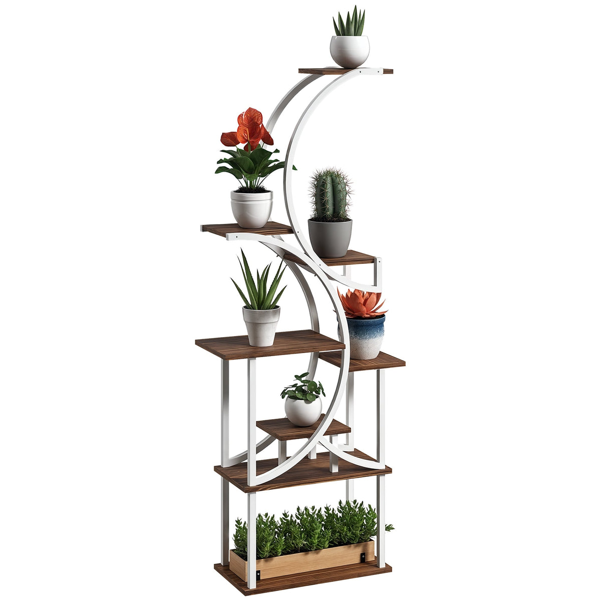 Outsunny 8 Tier Plant Stand Indoor