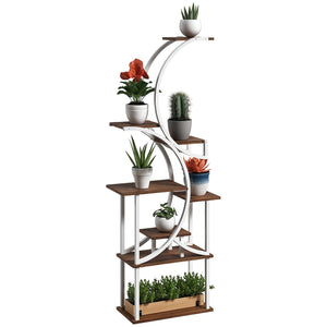 Outsunny 8 Tier Plant Stand Indoor