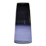 Blue soda lime glass vase 12.5"h