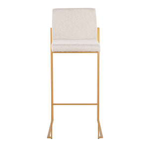 Fuji - Contemporary Design High Back Barstool
