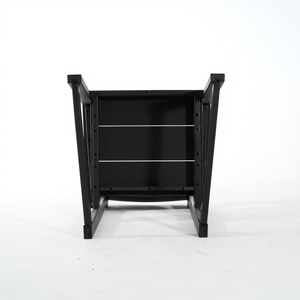 Black HDPE Outdoor & Garden Armchairs with Modernist Design