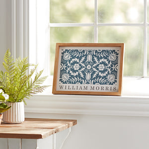 William Morris Floral Pattern Framed Wall Print 13.75"L