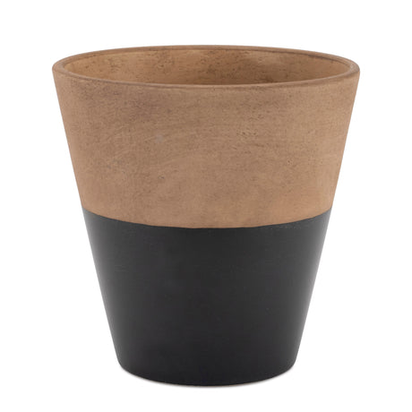 Tapered two-tone planter (set of 2)