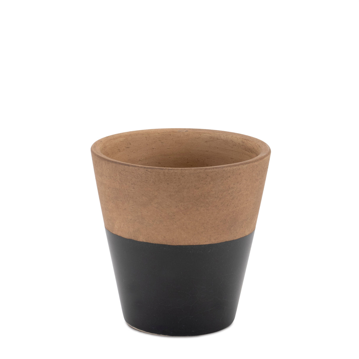 Tapered two-tone planter (set of 2)