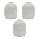 Distressed terra cotta bud vase (set of 3)