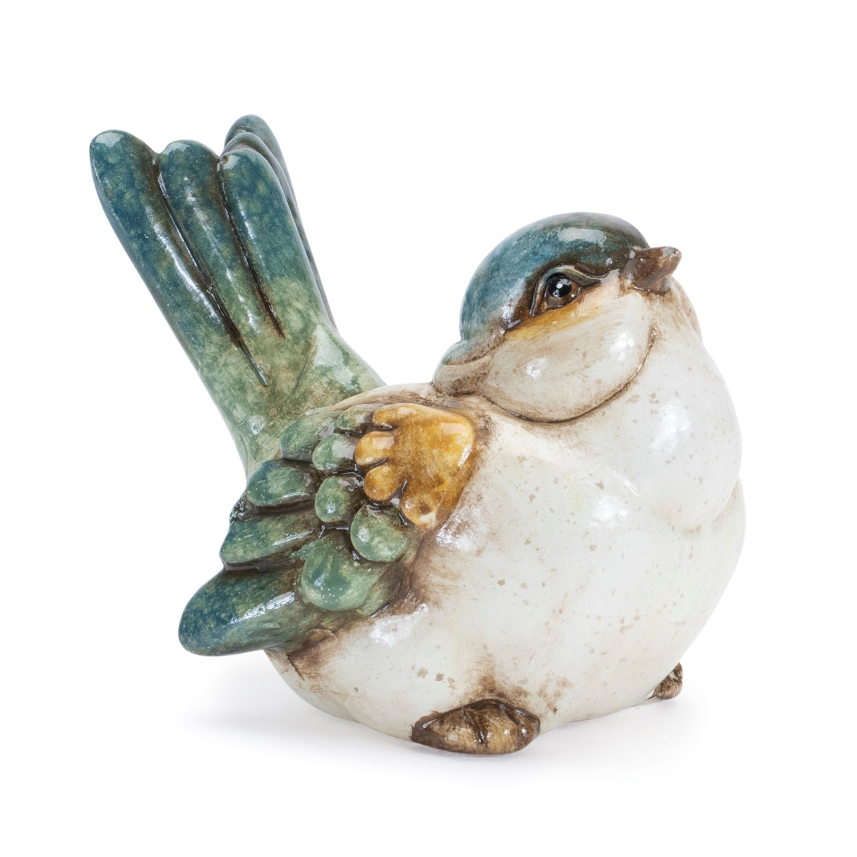 Terra cotta bird figurine (set of 6)