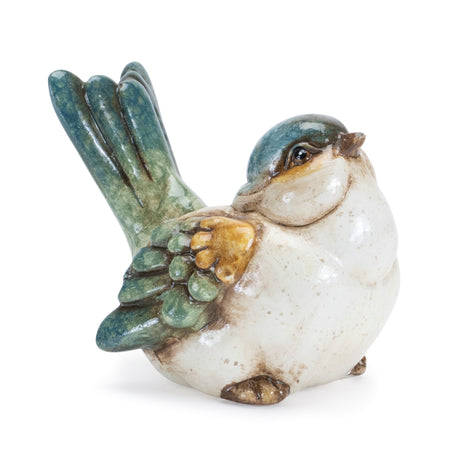 Terra cotta bird figurine (set of 6)