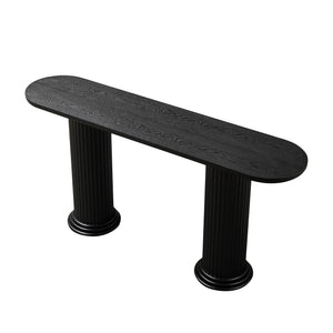 62.99 Inch Modern Design Console Table with Roman-Style Legs
