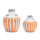 Multi-striped-stone-vase-(set-of-2)-Vases