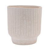 Recycled paper chalk vase 7.5"h