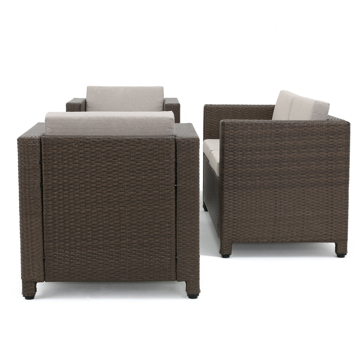 4 Piece Outdoor Set (Beige)