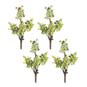Green Berry Foliage Spray (Set of 4)
