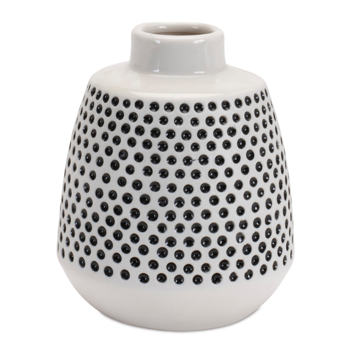 Bubbled Ceramic Bud Vase (Set of 2)