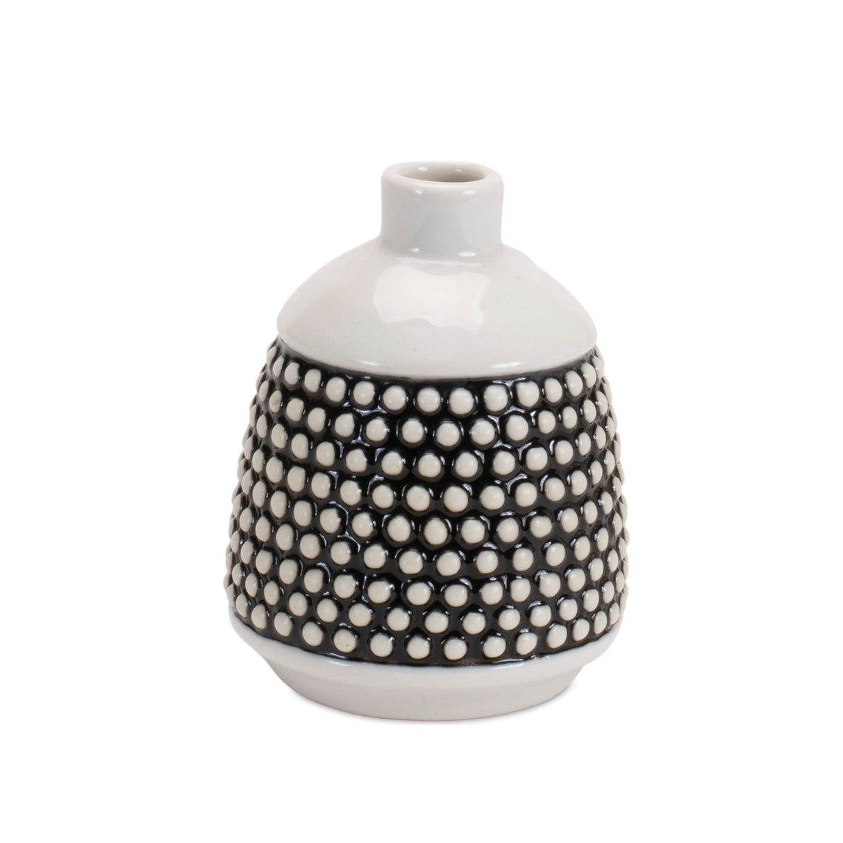 Bubbled Ceramic Bud Vase (Set of 2)