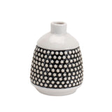 Bubbled Ceramic Bud Vase (Set of 2)