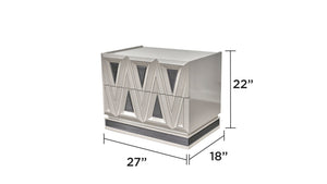 Lavita 2-Drawer Nightstand