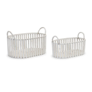 Oval-woven-rattan-tabletop-basket-(set-of-2)-Decorative-Baskets-&-Storage