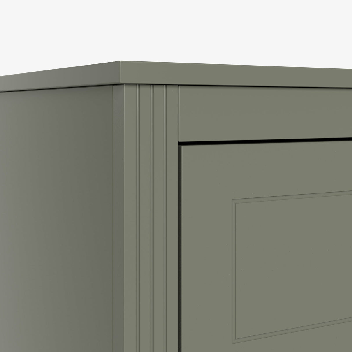6-Drawer Double Dresser in Olive